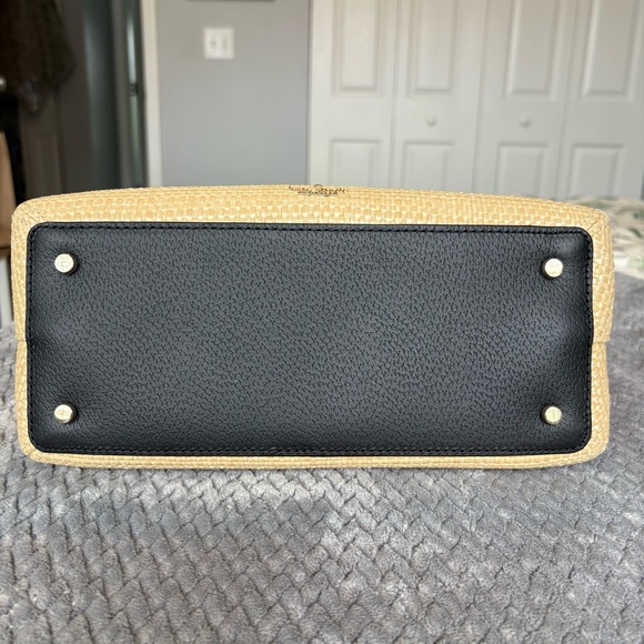 Kate Spade Olive Drive Straw Lottie Satchel - Picture 13 of 17